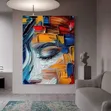 Abstract Textured Palette Knife Oil Painting - 1