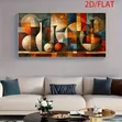 Rustic Village Houses Canvas Wall Art - 2