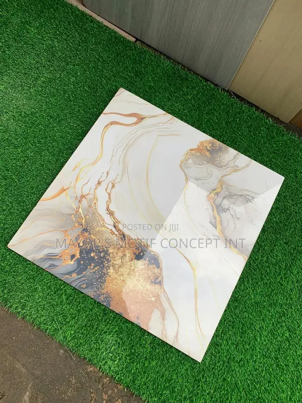 Glossy Ceramic Floor Tiles - 60x60 cm - 1