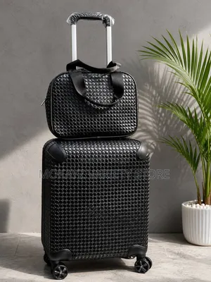 2-in-1 Premium Luxury Woven Luggage Bag