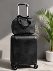 2-in-1 Premium Luxury Woven Luggage Bag - 1