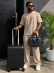 2-in-1 Premium Luxury Woven Luggage Bag - 2