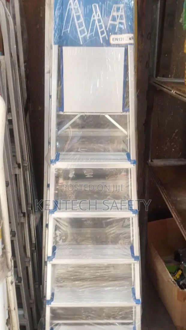 6-Step Aluminum A-Platform Ladder - 1