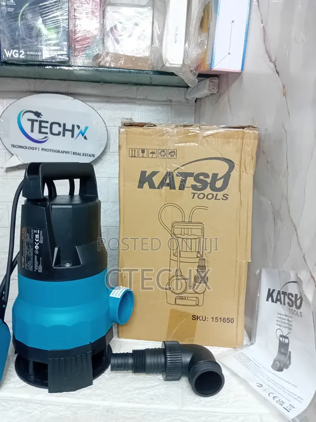 KATSU Tools 750W Submersible Water Pump - 1