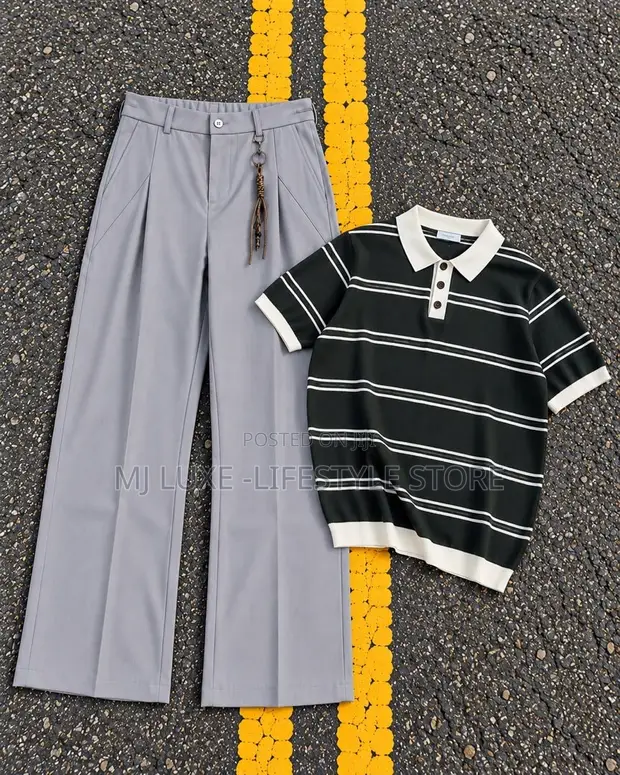 Men's Luxury Tracksuit Set - Black - 1
