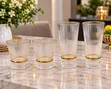 Deli Glass Round Water Cups (260ml & 295ml) - 2
