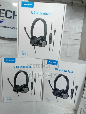 New Bee H360 USB/3.5mm Headset with Noise Canceling Mic