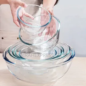 Borosilicate Mixing Bowls (2100ml, 2700ml, 4500ml)