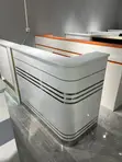 Farin Receptionist Desk - Girman 4ft - 2