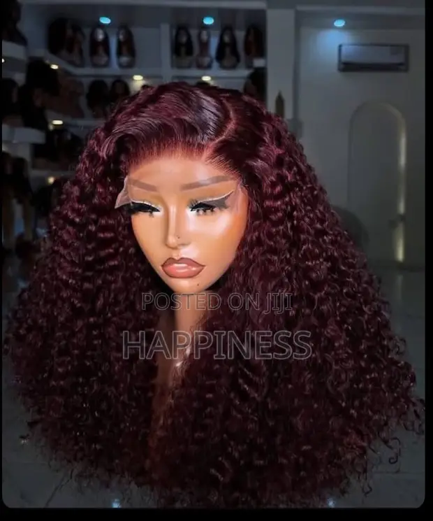 Gashin Mutum Ruwan Wine Pixie Curls - 20 Inch - 1