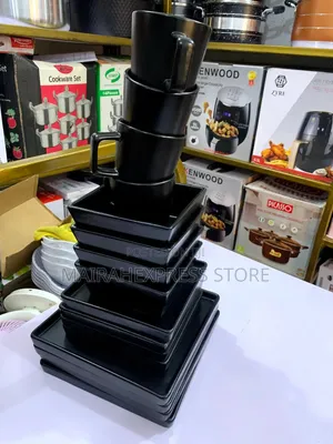 16 Pcs Unbreakable Square Dinner Set - AbsorbaStone