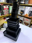 16 Pcs Unbreakable Square Dinner Set - AbsorbaStone - 2