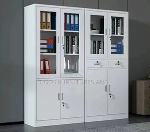 Brand New Boss Office Products Half Glass Cabinet