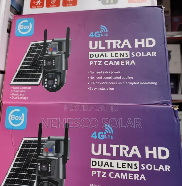 Original 4G LTE Dual Lens Solar PTZ CCTV Camera - 1