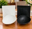 Textured Ceramic Serving Dish Set - 12 Pieces - 1