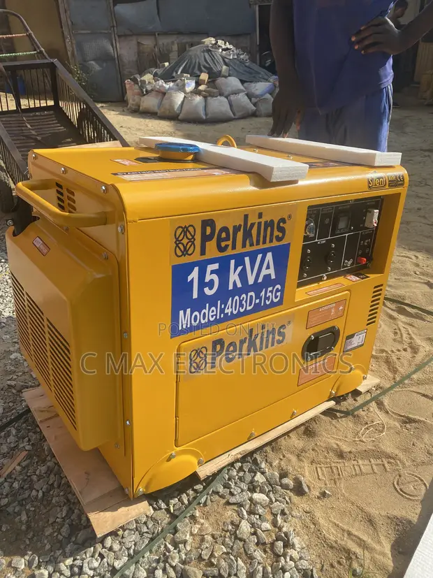 Brand New Perkins 15KVA Soundproof Diesel Generator - 1