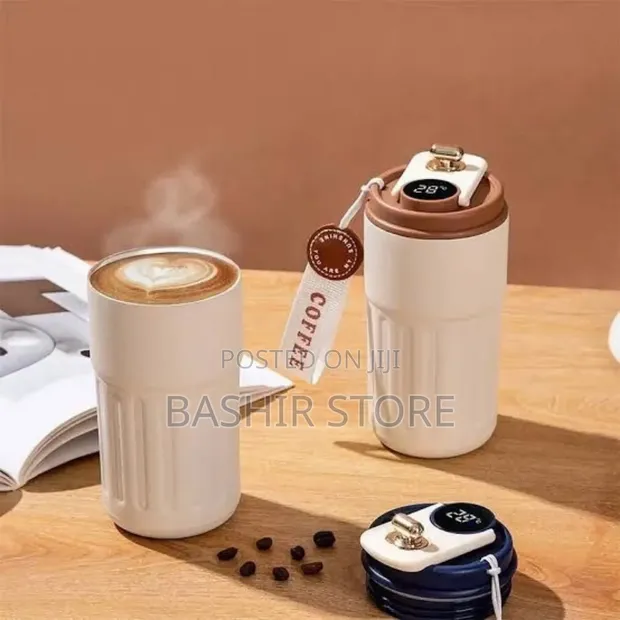 450ml Digital Nuni Bakin Karfe Kofin Kopi Mai Zafi - 1