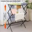 Foldable Telescopic Clothes Rack - Home Interiors - 1