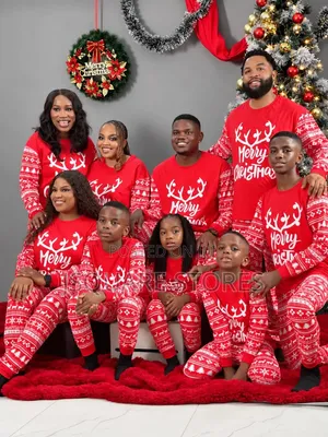Red Deer Family Christmas Pyjamas