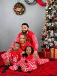 Red Deer Family Christmas Pyjamas - 2