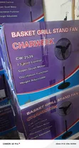 Charweek CW-2539 18-Inch Basket Grill Rechargeable Standing Fan - 1