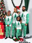 Green Tree Family Christmas Pyjamas - 3
