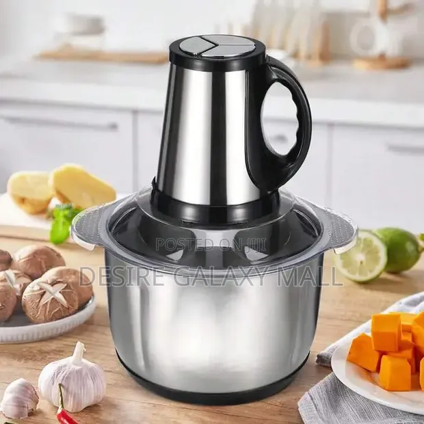 Stainless Steel Electric Food Processor and Yam Pounder - 1