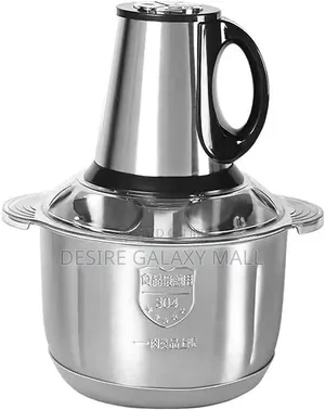 Stainless Steel Electric Food Processor and Yam Pounder