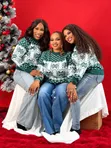 Green Family Christmas Sweater/Cardigan - 4