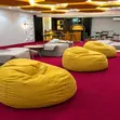 Adjustable Comfy Beanbag Lounger with Removable Covers - 1