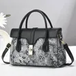 BBB Handbag - Black Leather - 3