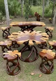 Craftsman Mahogany Meeting Table - 1
