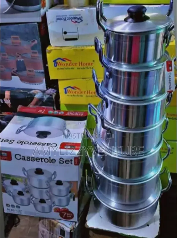 7-Piece Aluminium Cookware Set - 1