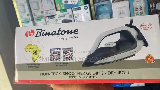 Binatone Non-Stick Dry Iron - 1