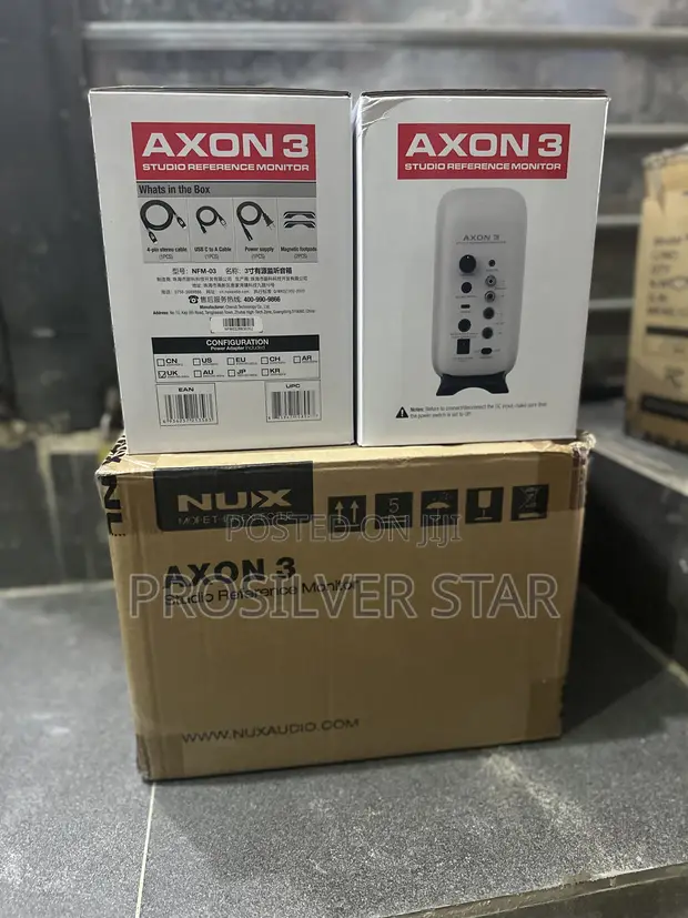 Nux Axon 3 (NFM-03) 90W Studio Reference Monitors - 1