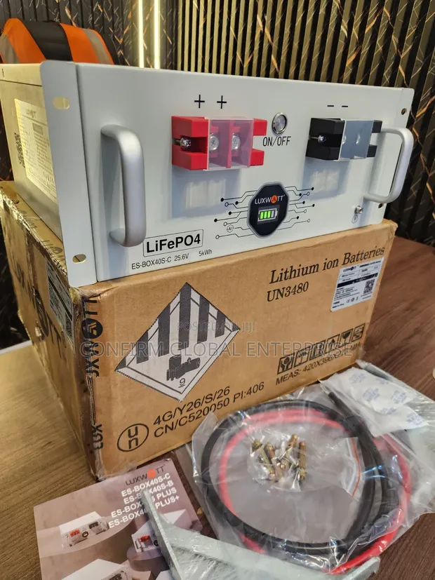 Luxwat 5KWh 24V LiFePO4 Solar Lithium Battery - 1