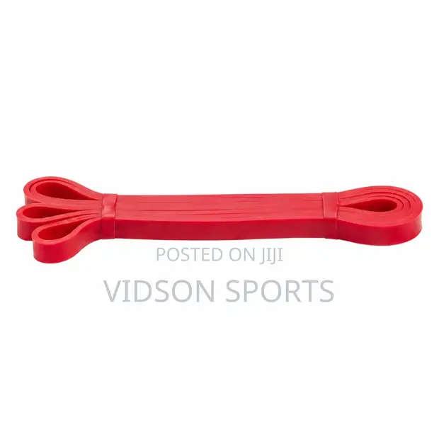 Red Resistance Loop Band (15-35 Lbs) for Fitness - 1