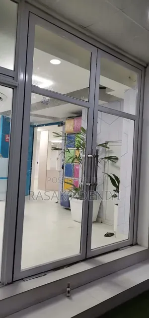 EBM Swing Door - White Aluminum
