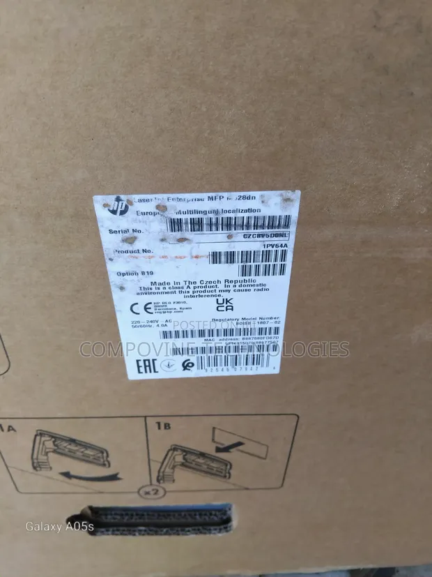HP LaserJet Enterprise MFP M528dn Printer - 1