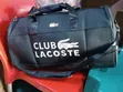 Lacoste Leather Duffle Bag - Black - 1