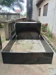 4x6 Black Bed Frame (Queen Size) - 1