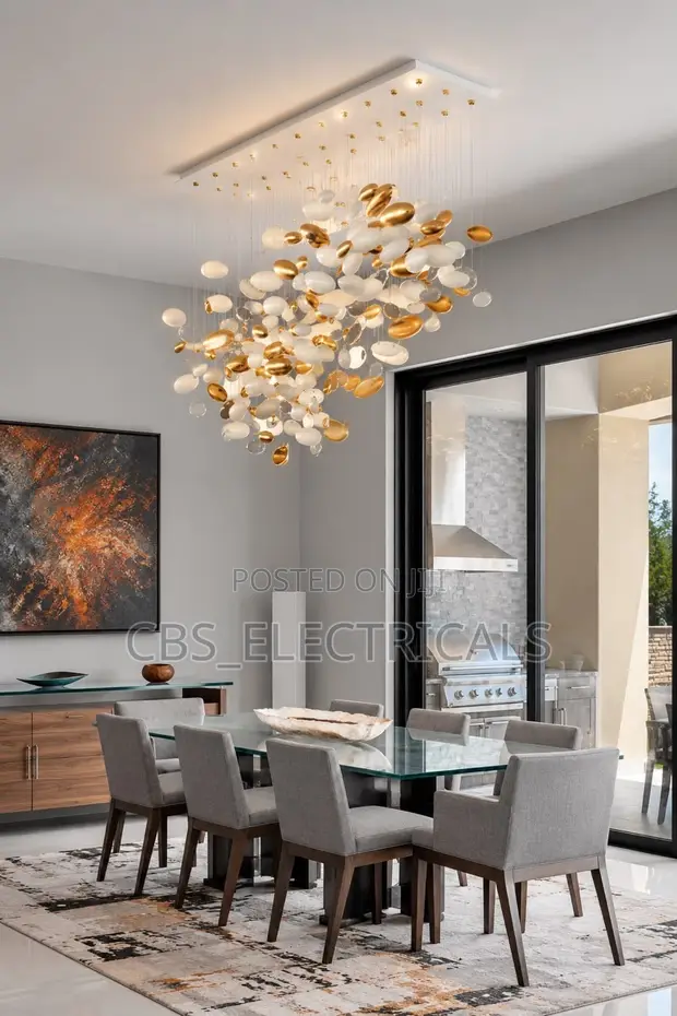 Modern Luxury LED Chandelier - 1200x400mm - 1