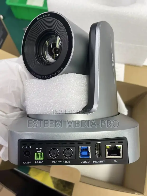 Tenveo UV20U 4K PTZ Camera, 20x Zoom, PoE, USB 3.0 (Ash) - 1