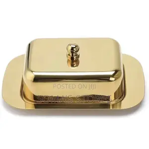 Stainless Steel Butter Dish with Lid