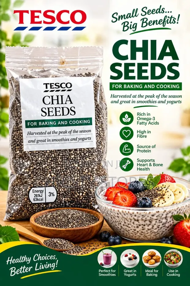 Tesco Chia Seeds - 1