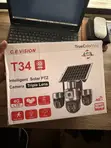 3 Lens PTZ Security Camera T34 - 1