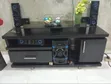Home Interiors TV Stand Console with Glass Top - 4
