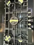 Black 5-Burner Glass Gas Cooker Mai Amfani - 2