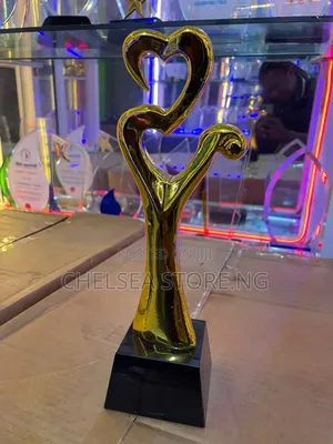 Gold Trophy with Black Base