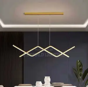 1000mm Dining Chandelier - Foldable, Black Body